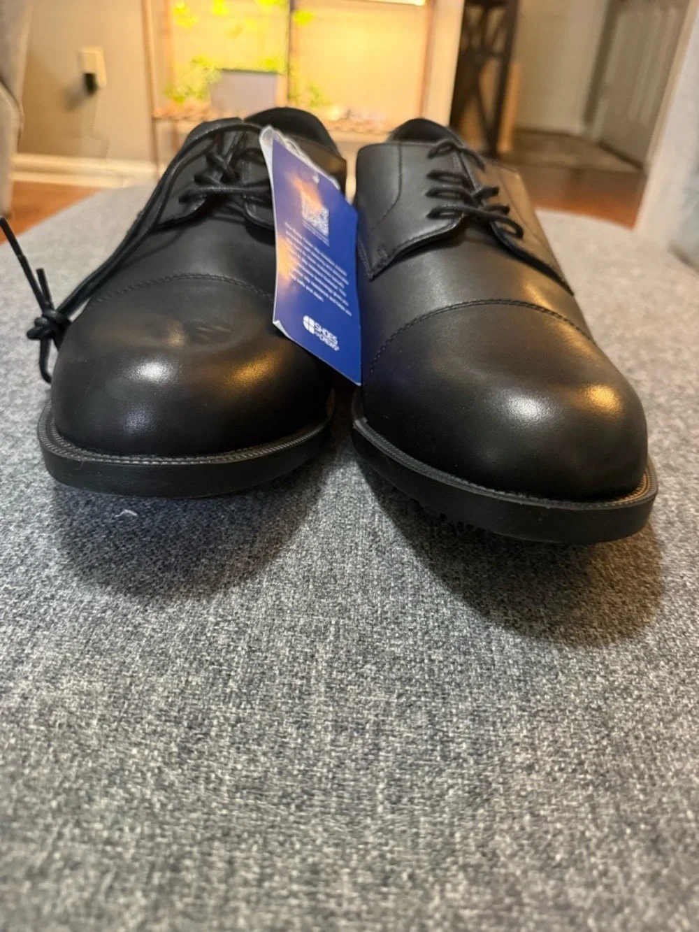 Shoes For Crews Senator Oxford Shoes Slip Resistant Work Dress Black Mens 13